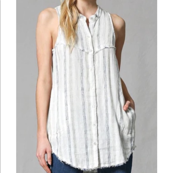 NWOT Fate Stripe Tunic - Picture 2 of 10